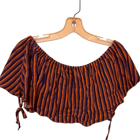 Olivaceous Striped Crop Top nwt - Picture 3 of 6